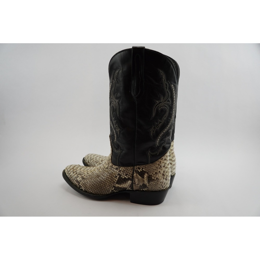 J.B. Dillon Reserve JBR1001 Gray Python Cowboy Bo… - image 5